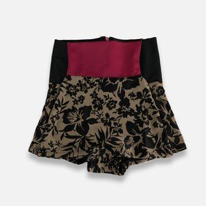 Leucadia Skirted High Waist Bottom in Black Iris